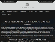 Tablet Screenshot of investigateit.co.uk